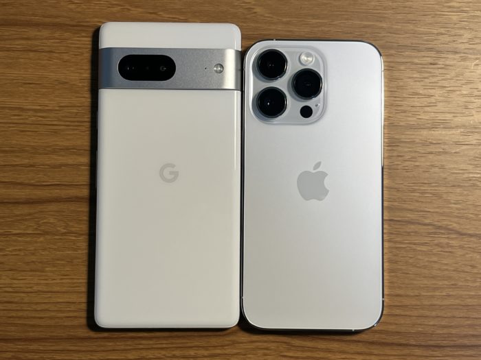 google pixel 7とiphone 14 pro